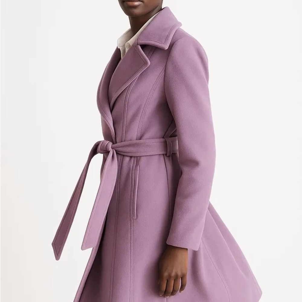 United Colors of Benetton Purple Women's Coat - Picture 6 of 7